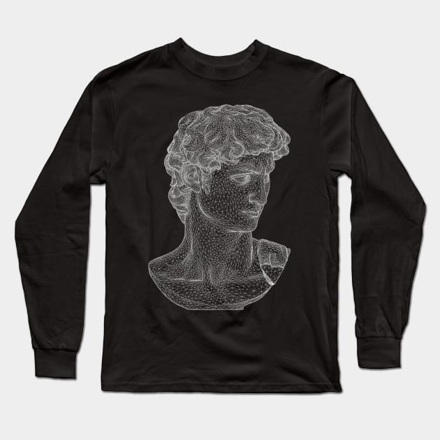 Michelangelo's David Long Sleeve T-Shirt by DemTeez